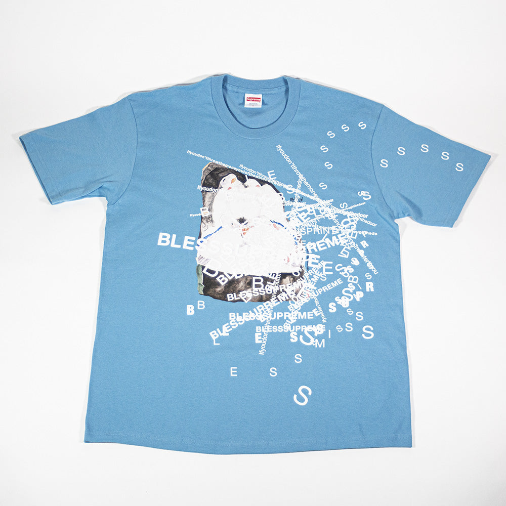 Supreme X Bless Observed in a Dream Tee Light Slate – Locos Only Drops