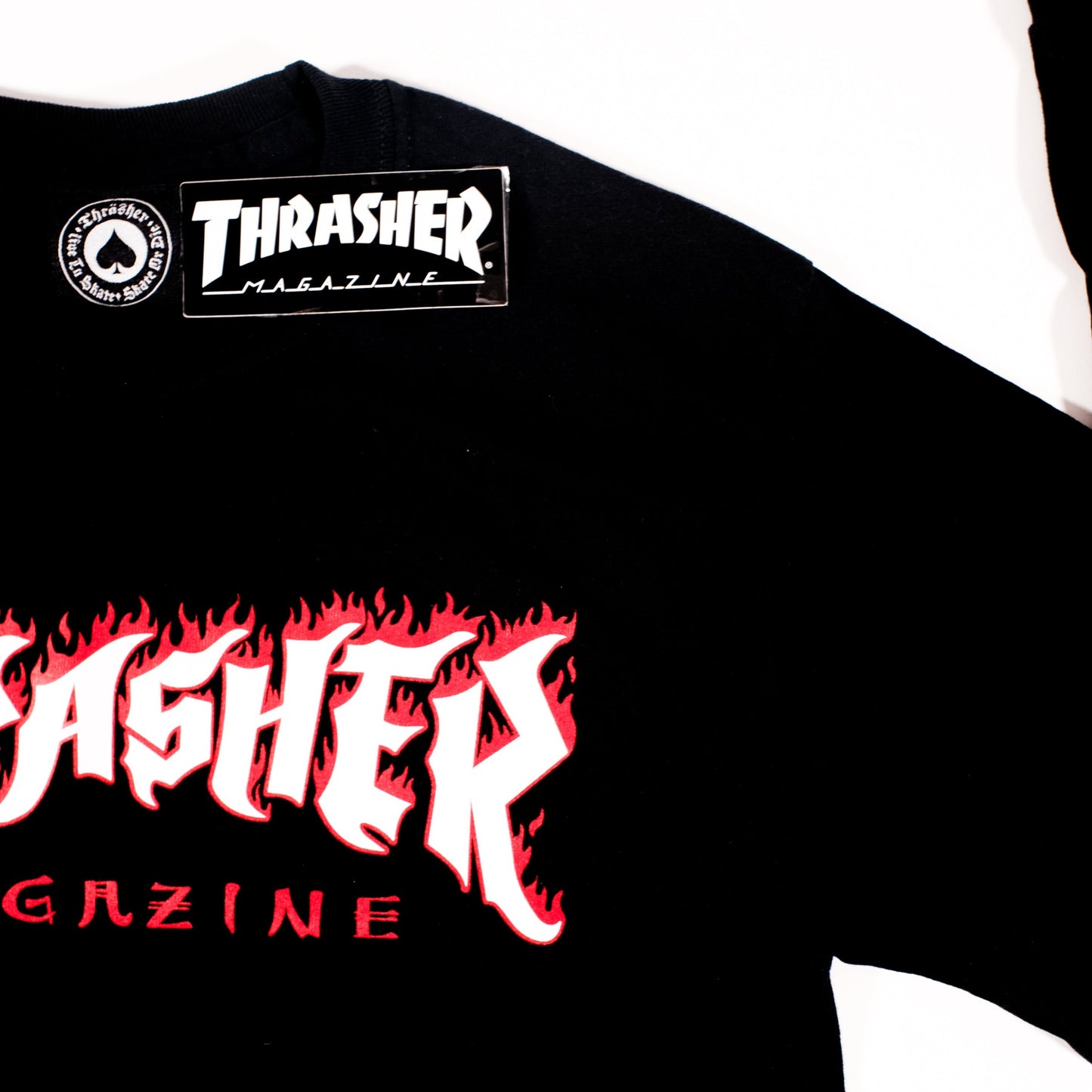 Thrasher Possessed Logo Long Sleeve Black