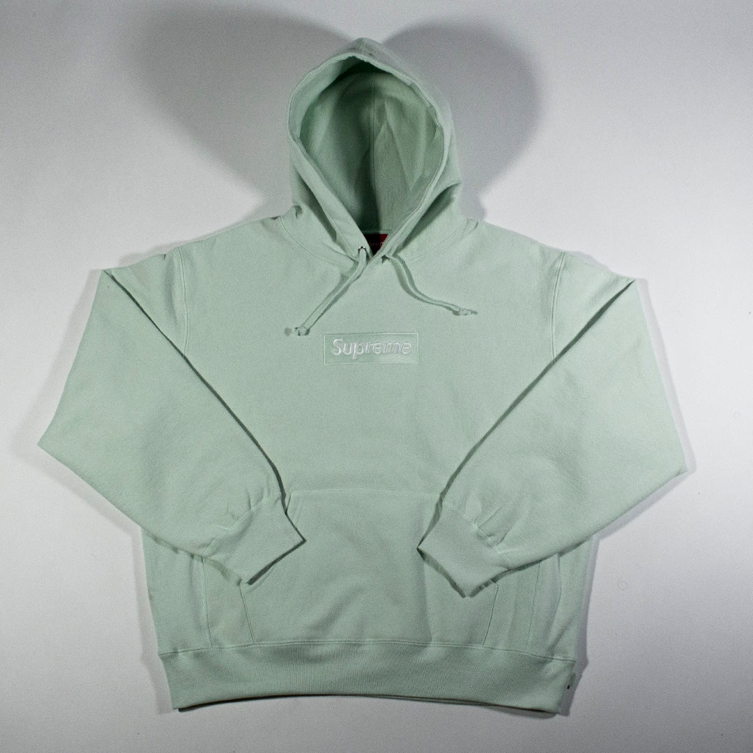 Supreme Box Logo Hooded Sweatshirt Green (FW23)