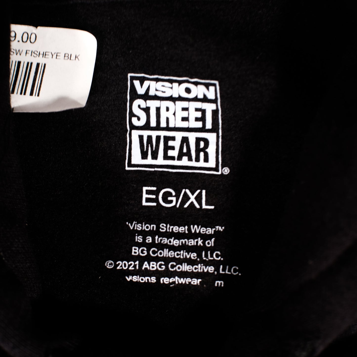 Vision Street Wear Fisheye Hoodie Black