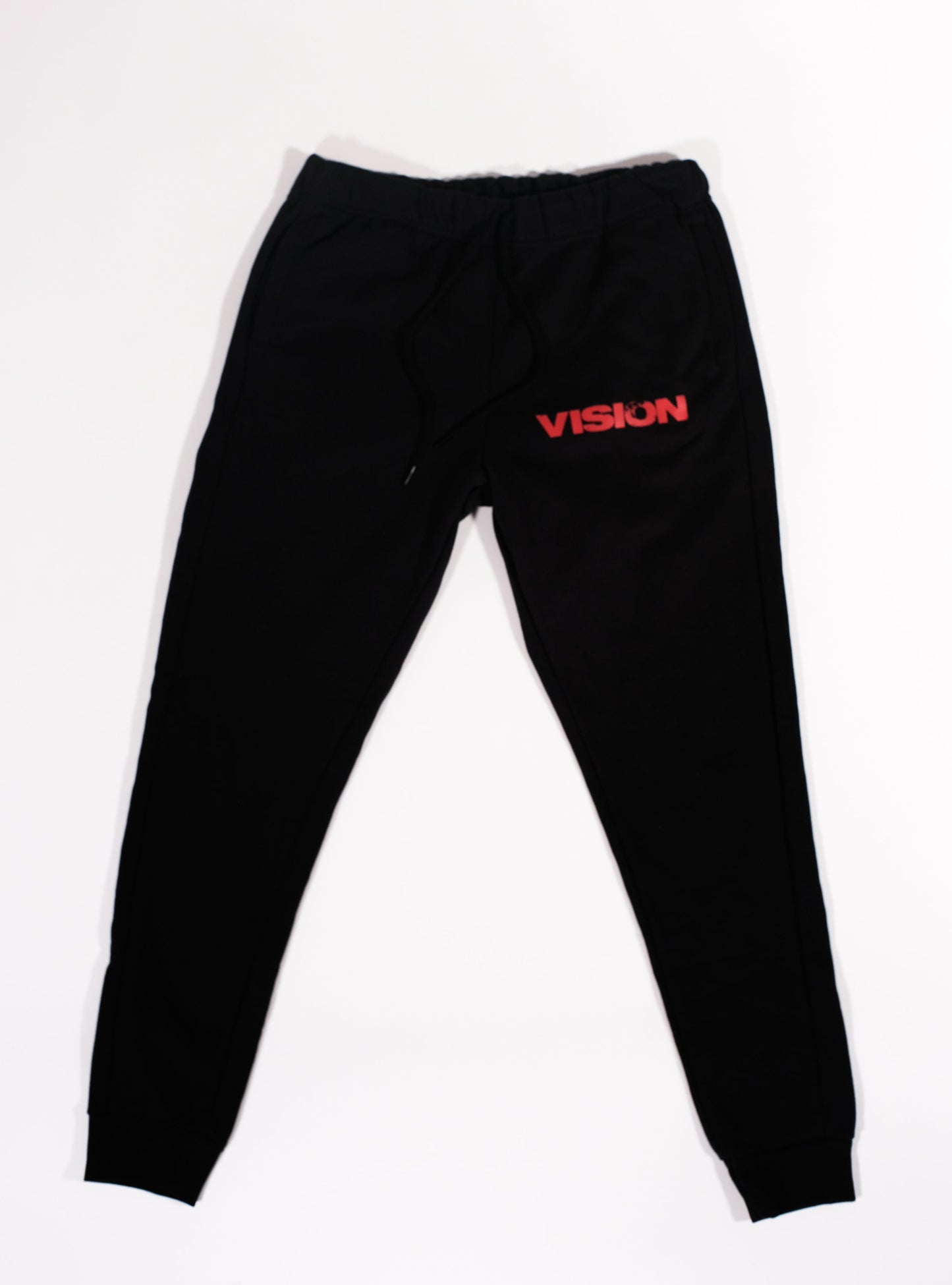 Vision Street Wear Jogger Vision Black Logo Red